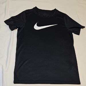 Nike Dri Fit Black Tee Boys Large